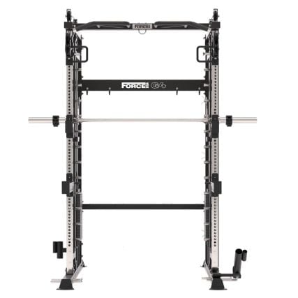 G4 All-In-One Trainer: Rack, Máquina Smith y Doble Polea + 154 kg de Placas Incluídas